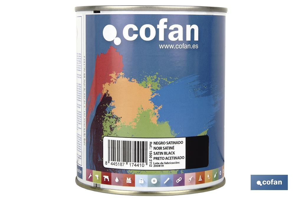 Esmalte Sintético | Em várias Cores | Embalagem 125 ml, 375 ml, 750 ml ou 4 L - Cofan