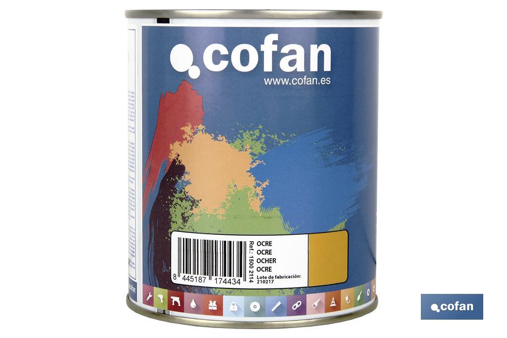 Esmalte Sintético | Em várias Cores | Embalagem 125 ml, 375 ml, 750 ml ou 4 L - Cofan