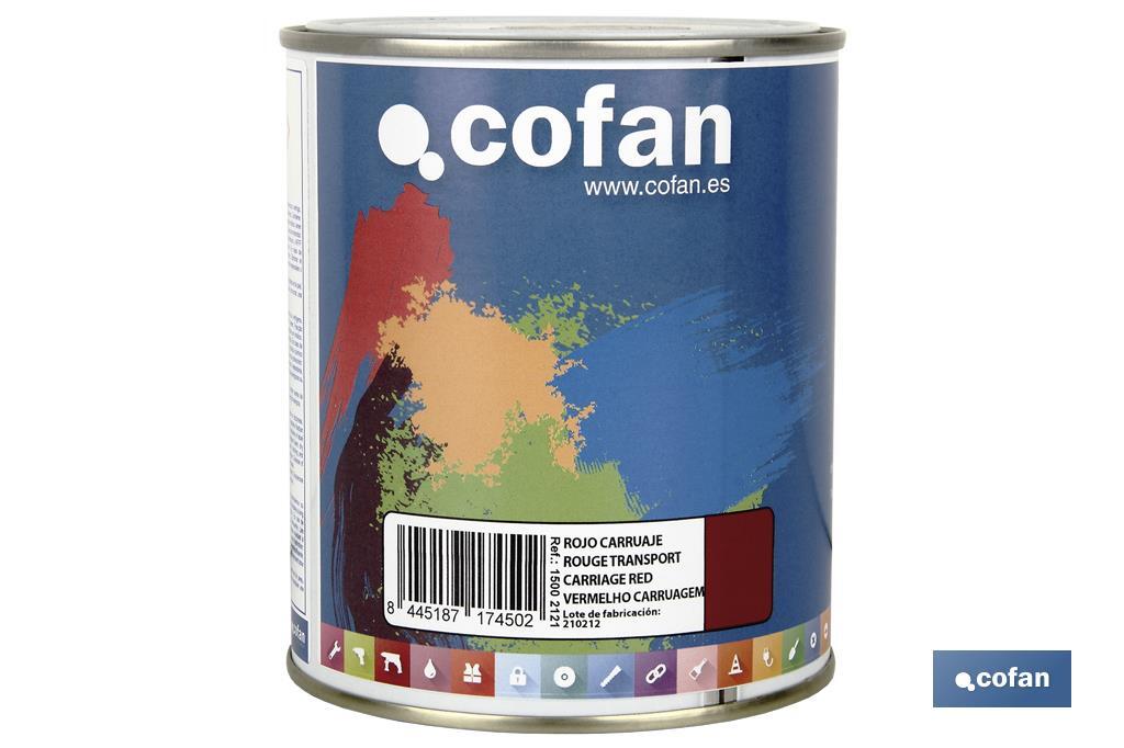 Esmalte Sintético | Em várias Cores | Embalagem 125 ml, 375 ml, 750 ml ou 4 L - Cofan