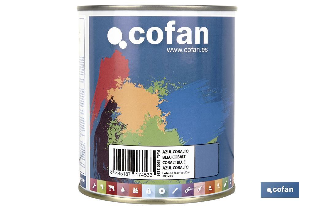 Esmalte Sintético | Em várias Cores | Embalagem 125 ml, 375 ml, 750 ml ou 4 L - Cofan