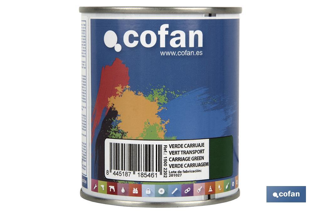 Esmalte Sintético | Em várias Cores | Embalagem 125 ml, 375 ml, 750 ml ou 4 L - Cofan