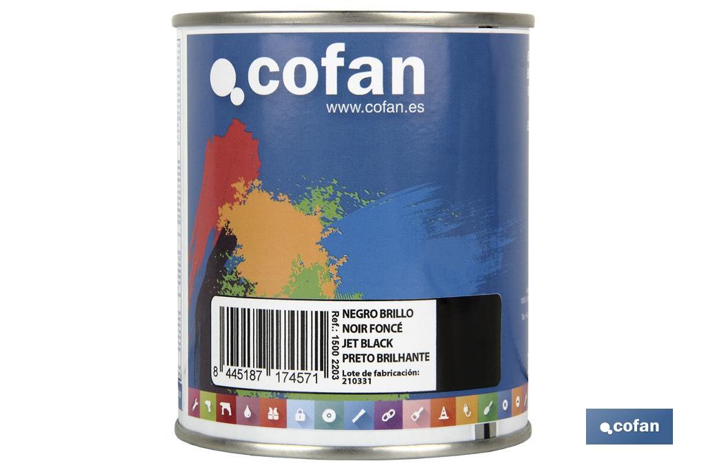 Esmalte Sintético | Em várias Cores | Embalagem 125 ml, 375 ml, 750 ml ou 4 L - Cofan