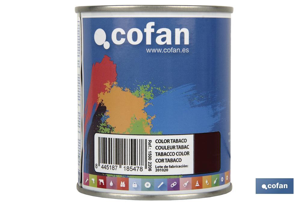 Esmalte Sintético | Em várias Cores | Embalagem 125 ml, 375 ml, 750 ml ou 4 L - Cofan