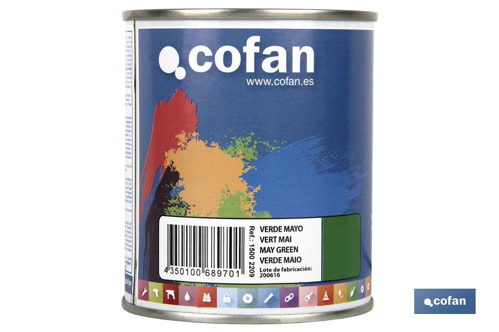 Esmalte Sintético | Em várias Cores | Embalagem 125 ml, 375 ml, 750 ml ou 4 L - Cofan