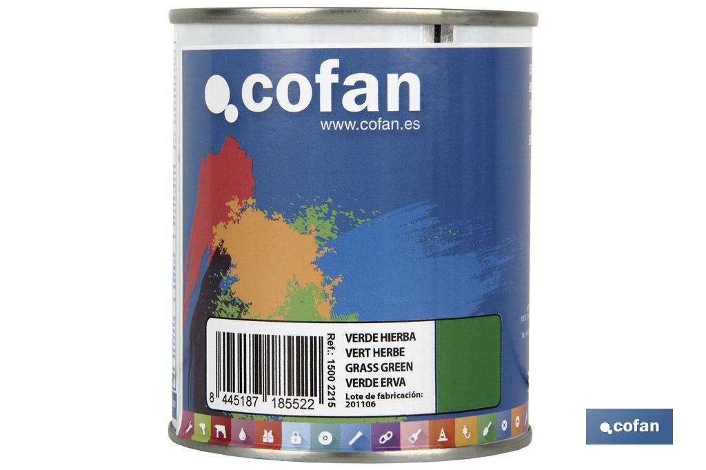 Esmalte Sintético | Em várias Cores | Embalagem 125 ml, 375 ml, 750 ml ou 4 L - Cofan