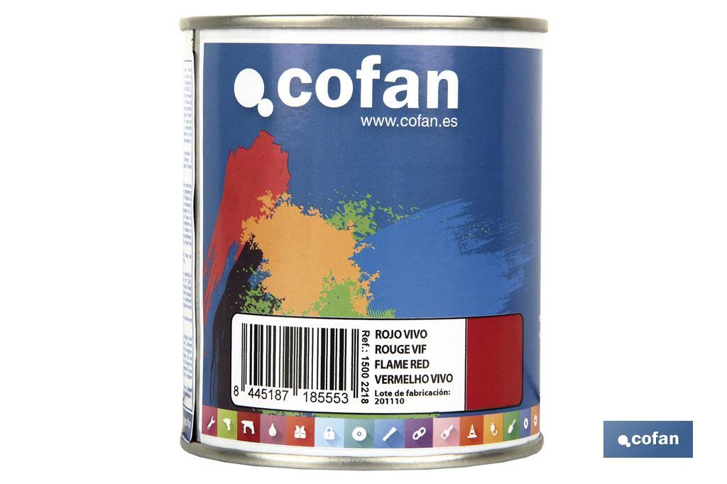 Esmalte Sintético | Em várias Cores | Embalagem 125 ml, 375 ml, 750 ml ou 4 L - Cofan
