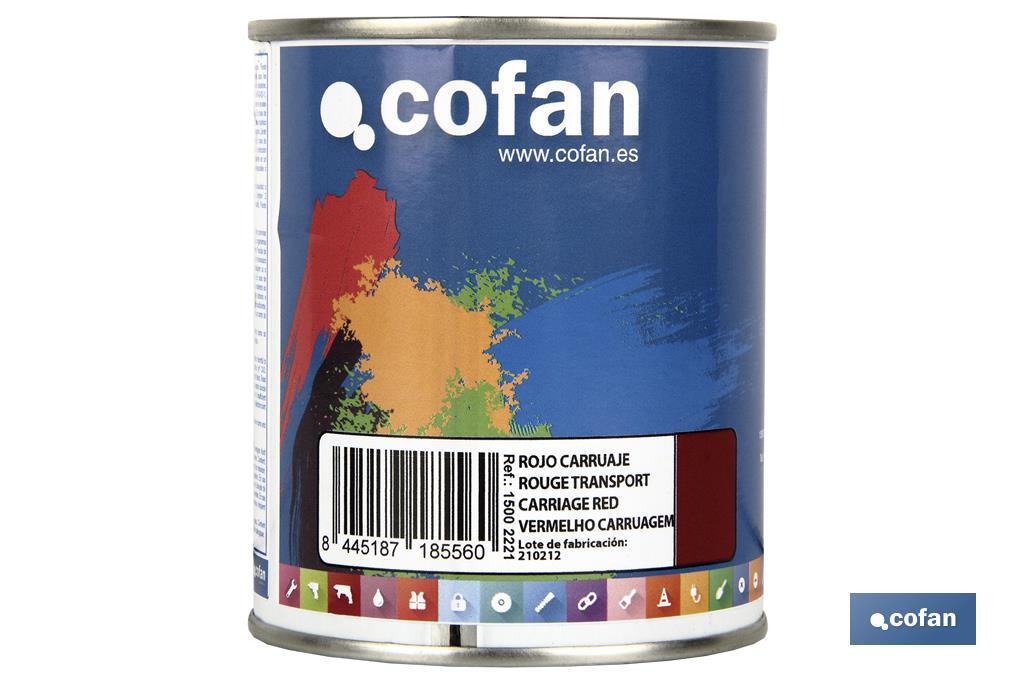 Esmalte Sintético | Em várias Cores | Embalagem 125 ml, 375 ml, 750 ml ou 4 L - Cofan