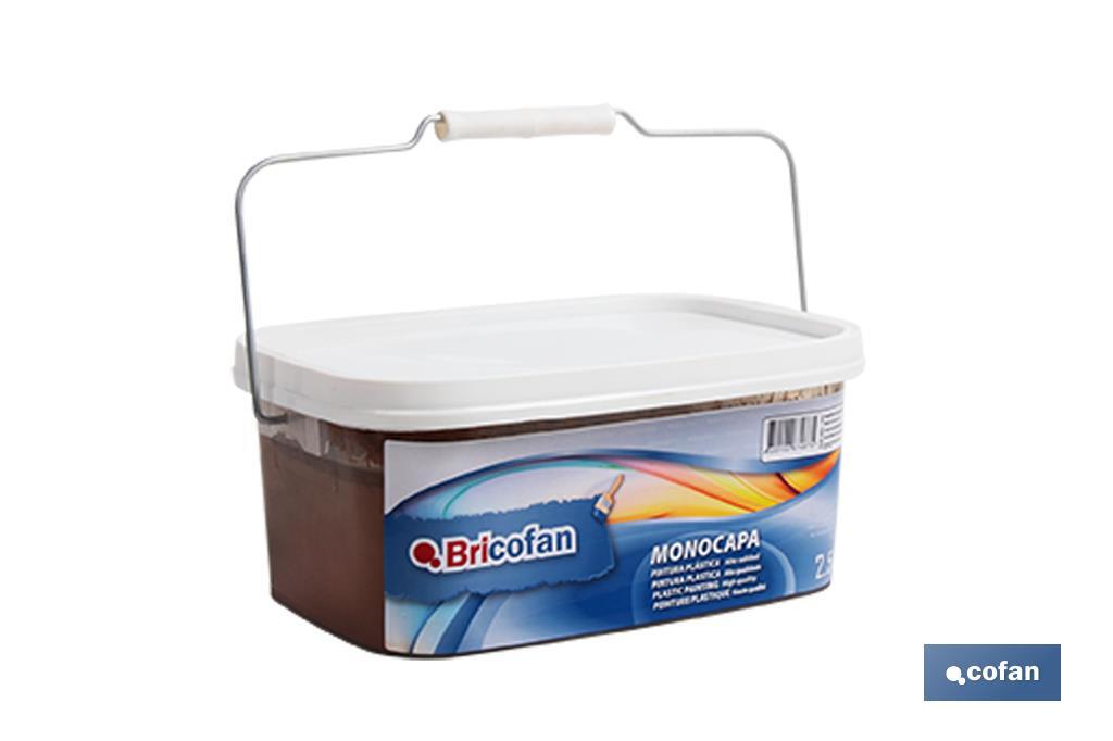 Pintura Plástica Monocapa | Diferentes colores  | Apta para usar en interior - Cofan