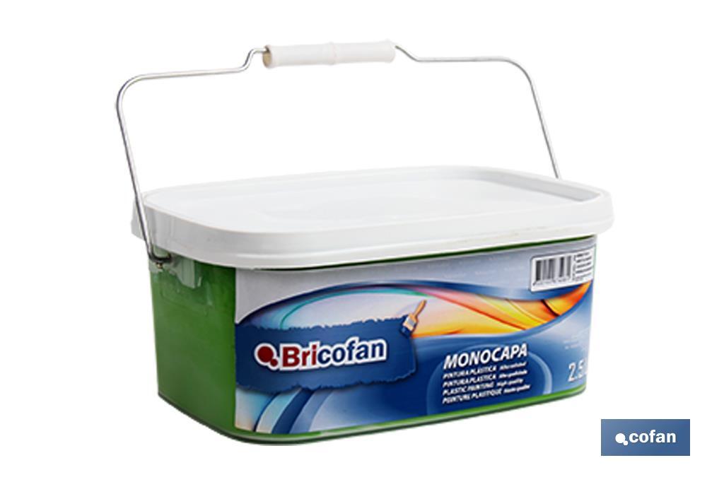 Pintura Plástica Monocapa | Diferentes colores  | Apta para usar en interior - Cofan
