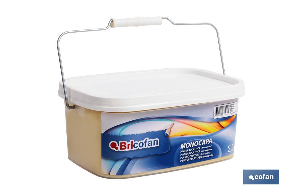 Pintura Plástica Monocapa | Diferentes colores  | Apta para usar en interior - Cofan
