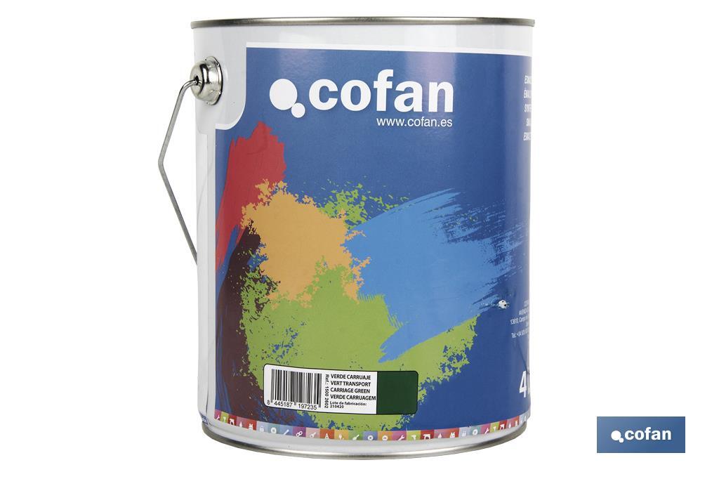 Esmalte Sintético | Em várias Cores | Embalagem 125 ml, 375 ml, 750 ml ou 4 L - Cofan