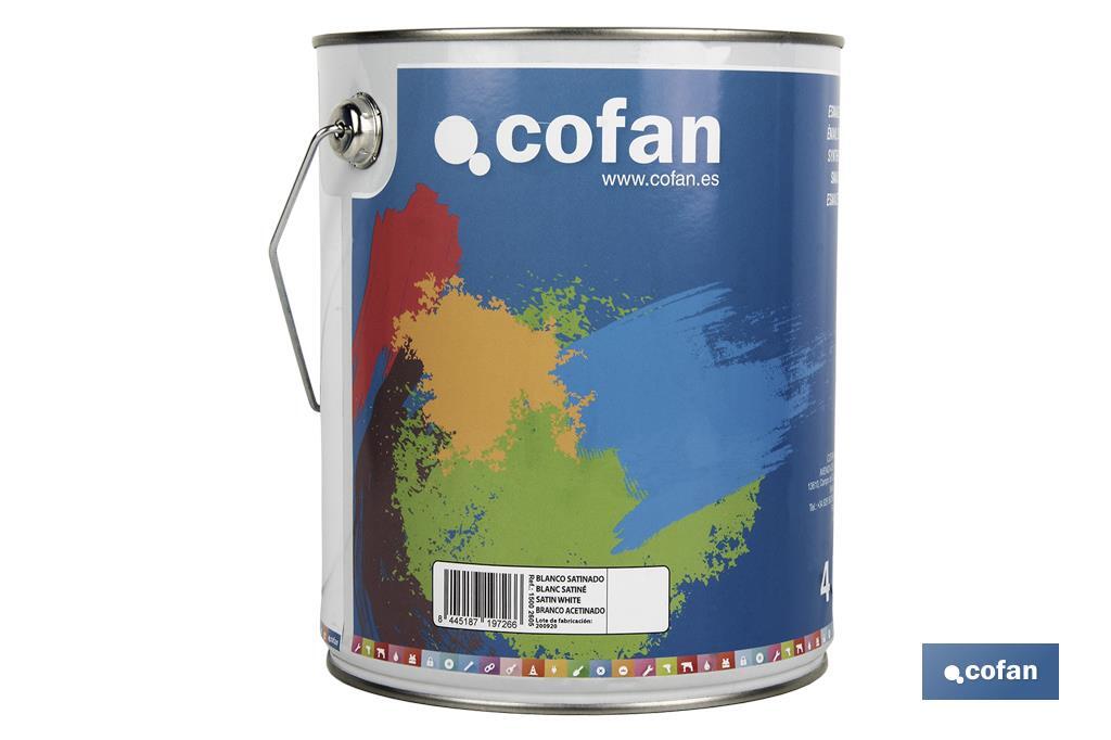 Esmalte Sintético | Em várias Cores | Embalagem 125 ml, 375 ml, 750 ml ou 4 L - Cofan
