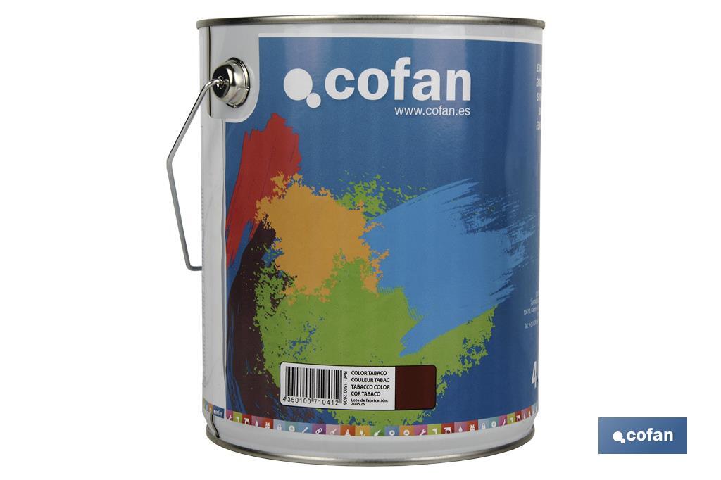 Esmalte Sintético | Em várias Cores | Embalagem 125 ml, 375 ml, 750 ml ou 4 L - Cofan