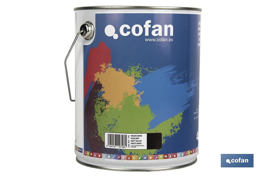 Esmalte Sintético | Em várias Cores | Embalagem 125 ml, 375 ml, 750 ml ou 4 L - Cofan