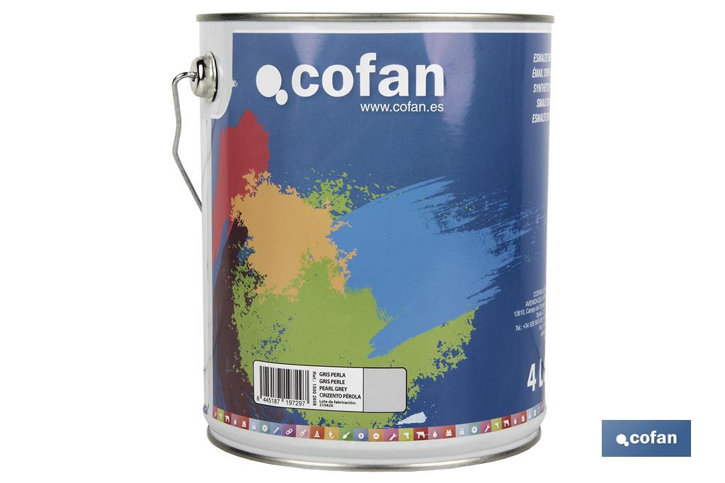 Esmalte Sintético | Em várias Cores | Embalagem 125 ml, 375 ml, 750 ml ou 4 L - Cofan