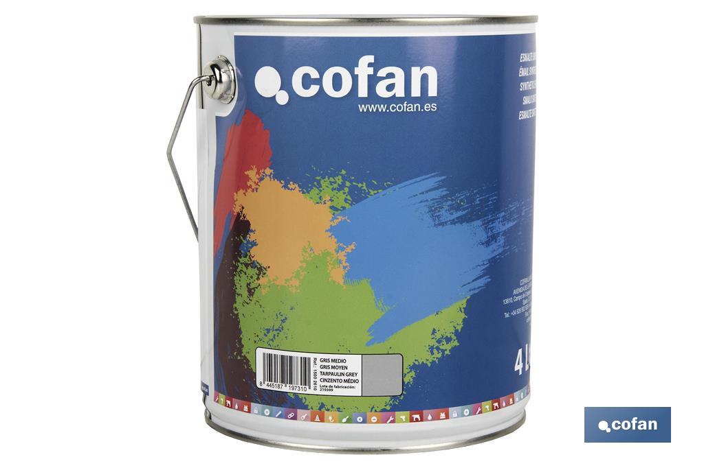 Esmalte Sintético | Em várias Cores | Embalagem 125 ml, 375 ml, 750 ml ou 4 L - Cofan