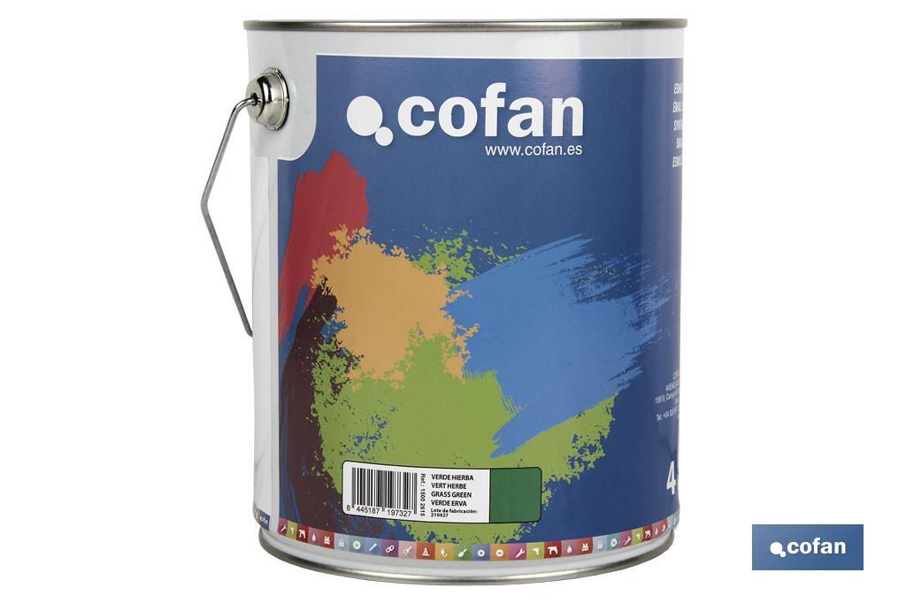 Esmalte Sintético | Em várias Cores | Embalagem 125 ml, 375 ml, 750 ml ou 4 L - Cofan