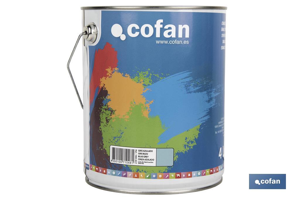 Esmalte Sintético | Em várias Cores | Embalagem 125 ml, 375 ml, 750 ml ou 4 L - Cofan