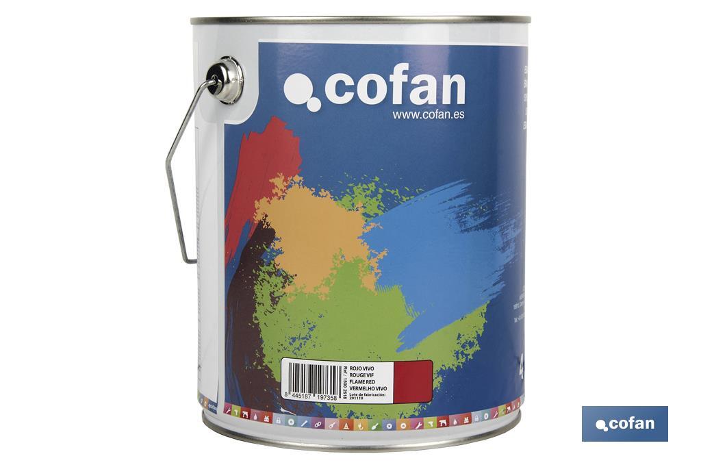 Esmalte Sintético | Em várias Cores | Embalagem 125 ml, 375 ml, 750 ml ou 4 L - Cofan