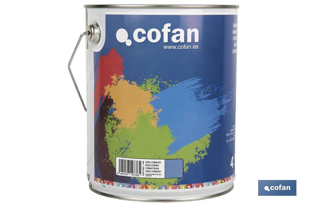 Esmalte Sintético | Em várias Cores | Embalagem 125 ml, 375 ml, 750 ml ou 4 L - Cofan