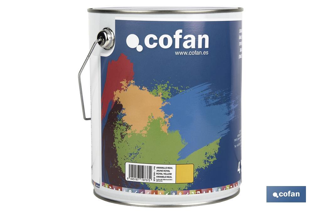 Esmalte Sintético | Em várias Cores | Embalagem 125 ml, 375 ml, 750 ml ou 4 L - Cofan