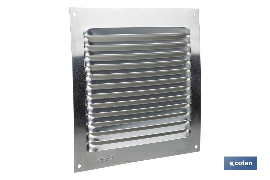 Ventilation grille | Aluminium | Available in various sizes - Cofan