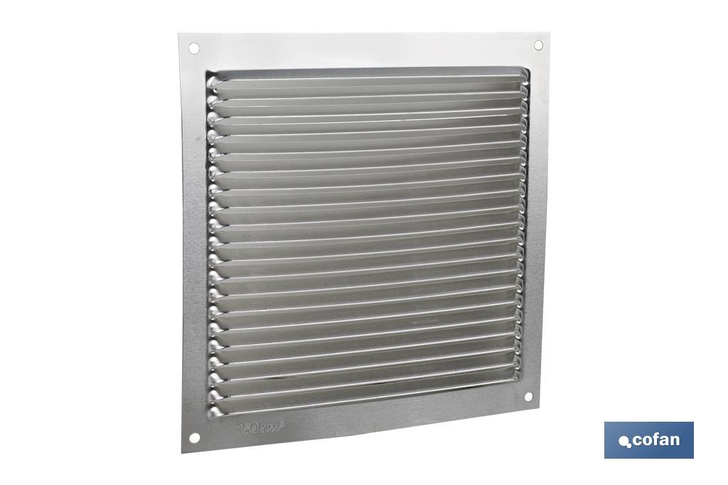 Ventilation grille | Aluminium | Available in various sizes - Cofan