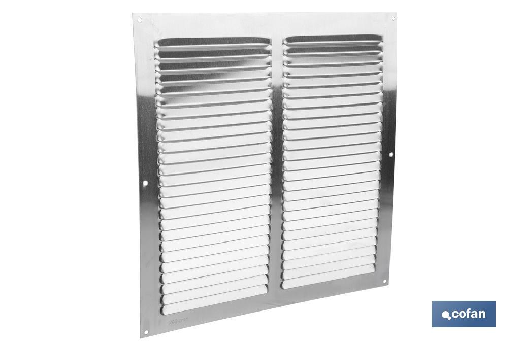 Ventilation grille | Aluminium | Available in various sizes - Cofan