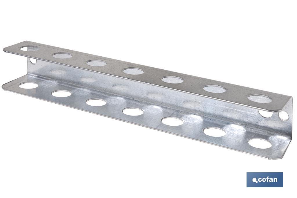 Soporte para destornilladores | Adecuado para panel de herramientas | Material: acero galvanizado | Longitud: 220 mm - Cofan