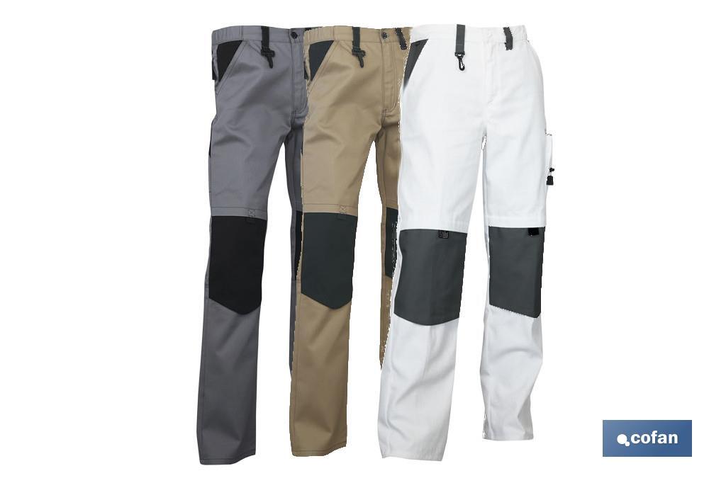 Work Trousers | Lenoir Model | Different Colours | 60% Cotton & 40% Polyester Materials - Cofan