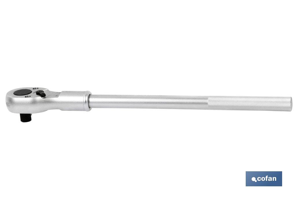 1" Drive ratchet wrench | Reversible | Chrome-vanadium steel - Cofan