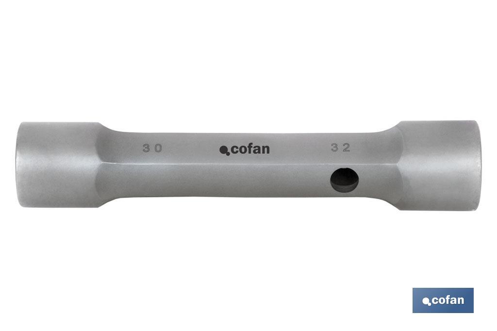 Double sided box spanners | Size from 6-7 to 30-32 | Completely hollow - Cofan