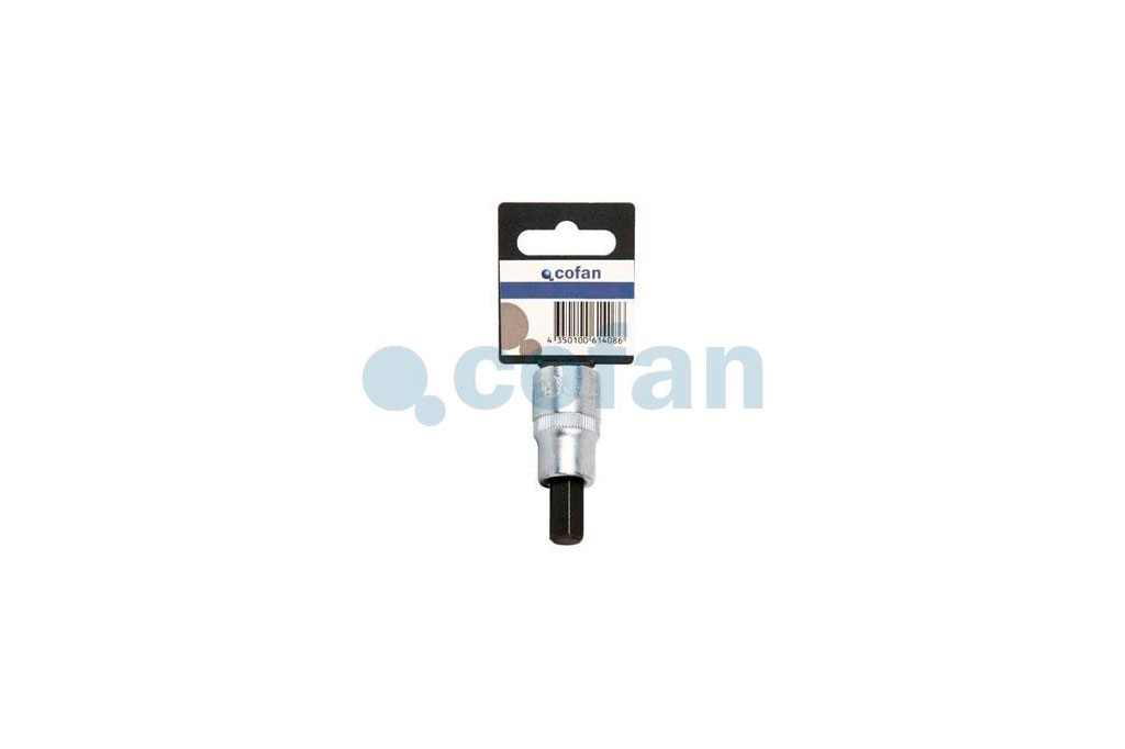 1/2" screwdriver bit socket | High-quality chrome-vanadium steel | With SL10 tip - Cofan