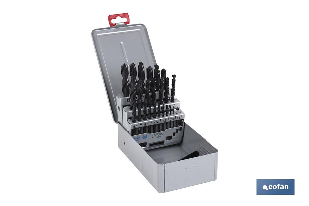 Assorted drill bits case 1 - 13mm - Cofan