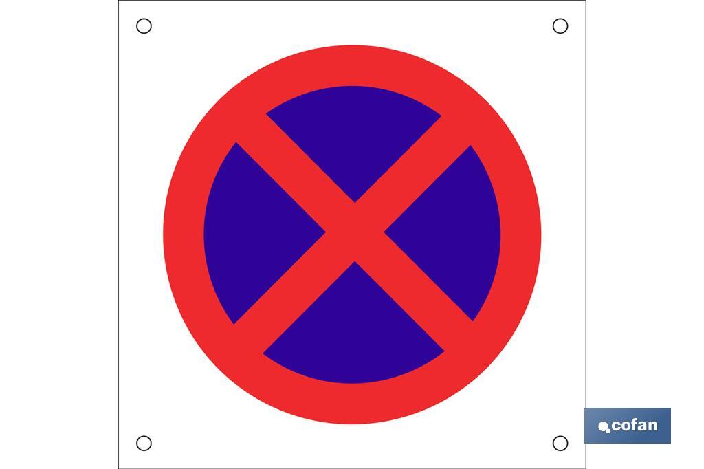 OB12 "Prohibido parar/aparcar" - Cofan