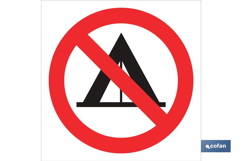 Prohibido acampar - Cofan