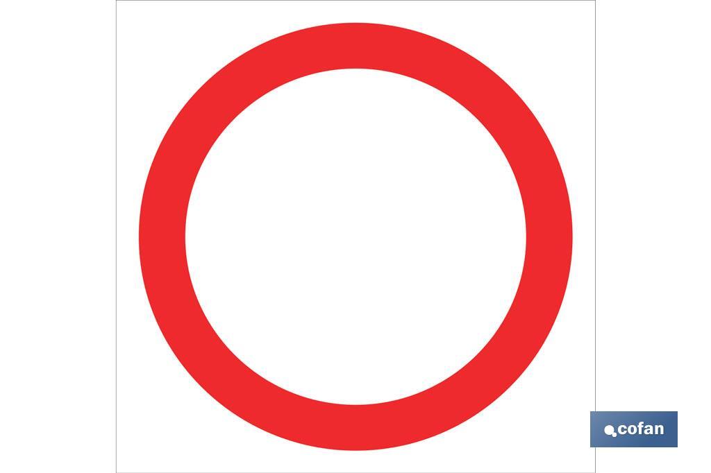 Prohibido circular - Cofan