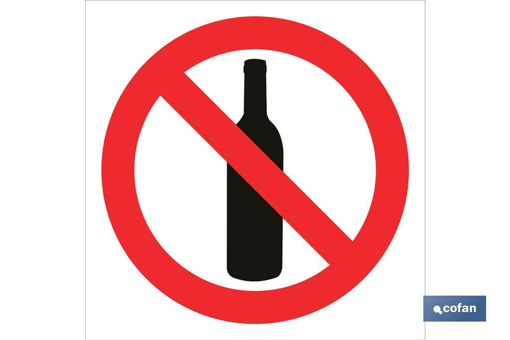 Prohibido botellas - Cofan
