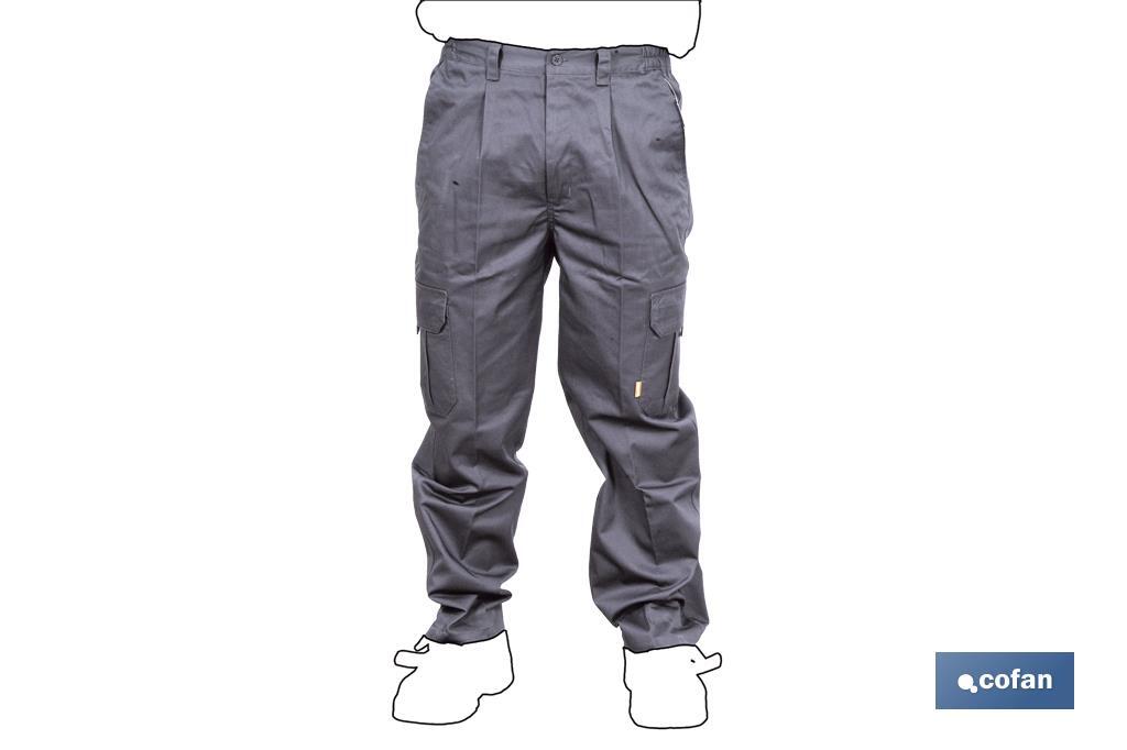 Grey work trousers - Cofan