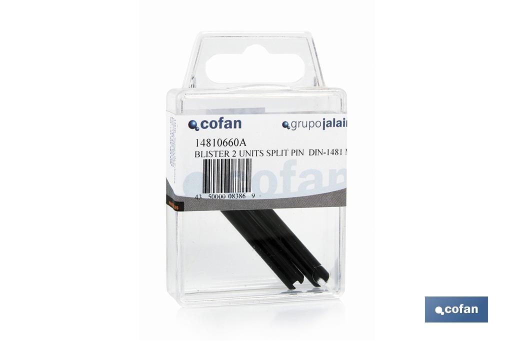 DIN-1481 elastic pins - Cofan