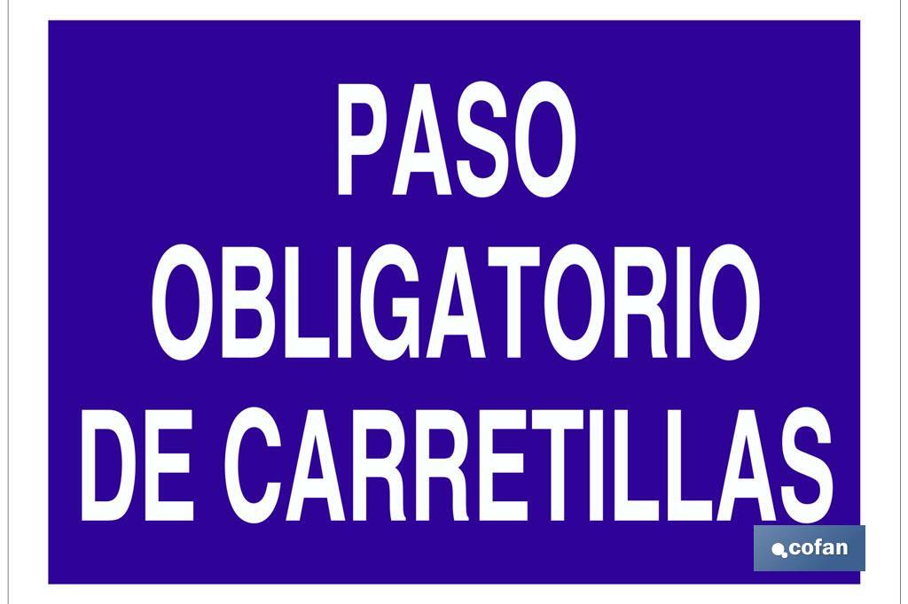 Paso obligatorio de carretillas - Cofan