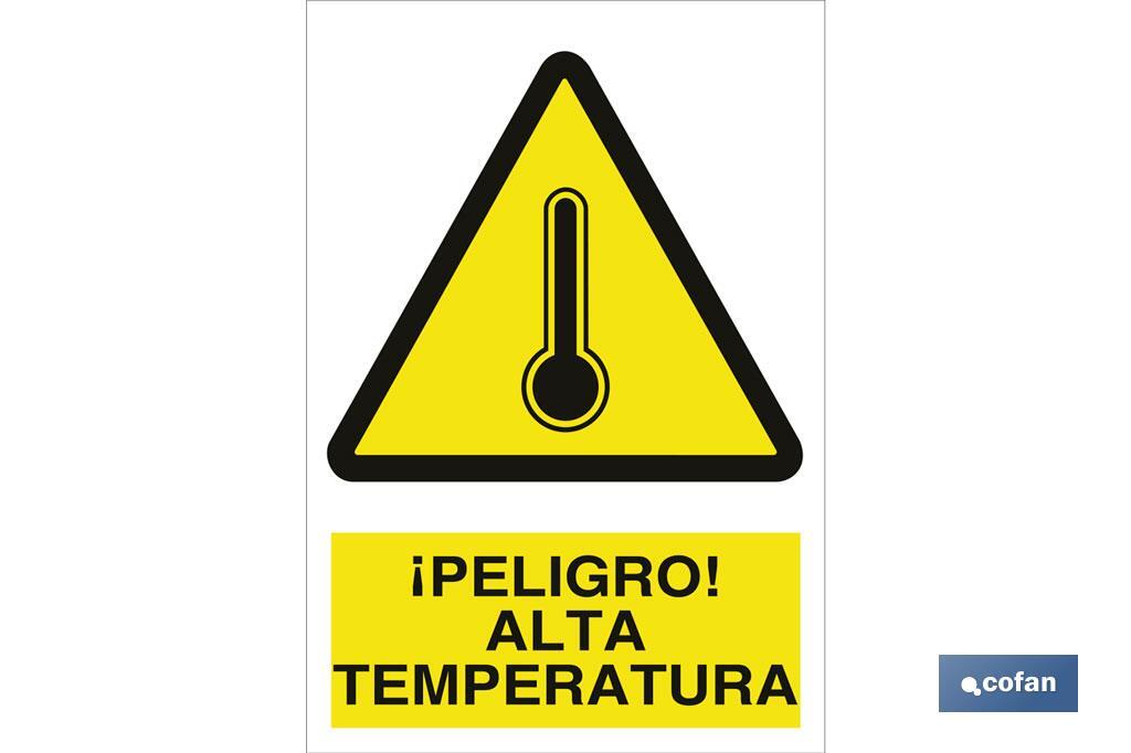 Vorsicht! Hohe Temperatur - Cofan