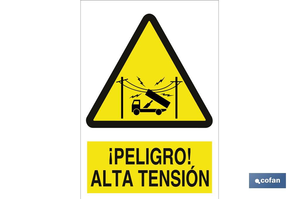 ¡Peligro! alta tensión - Cofan