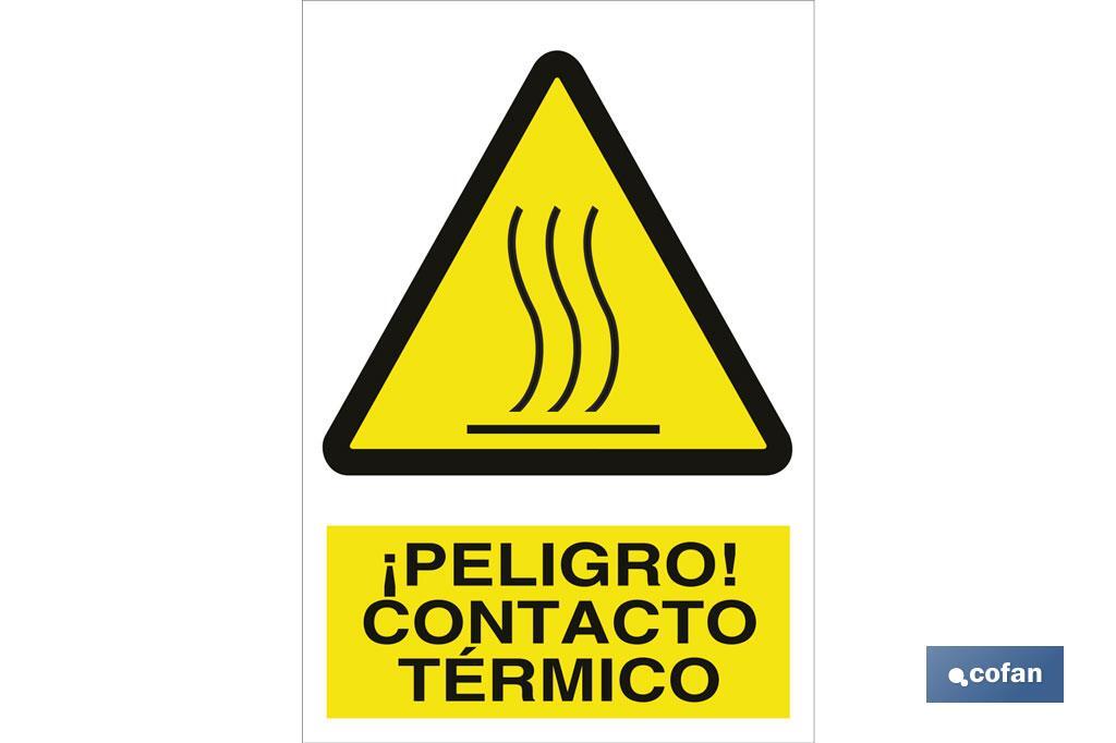 ¡ DANGER ! CONTACT THERMIQUE - Cofan