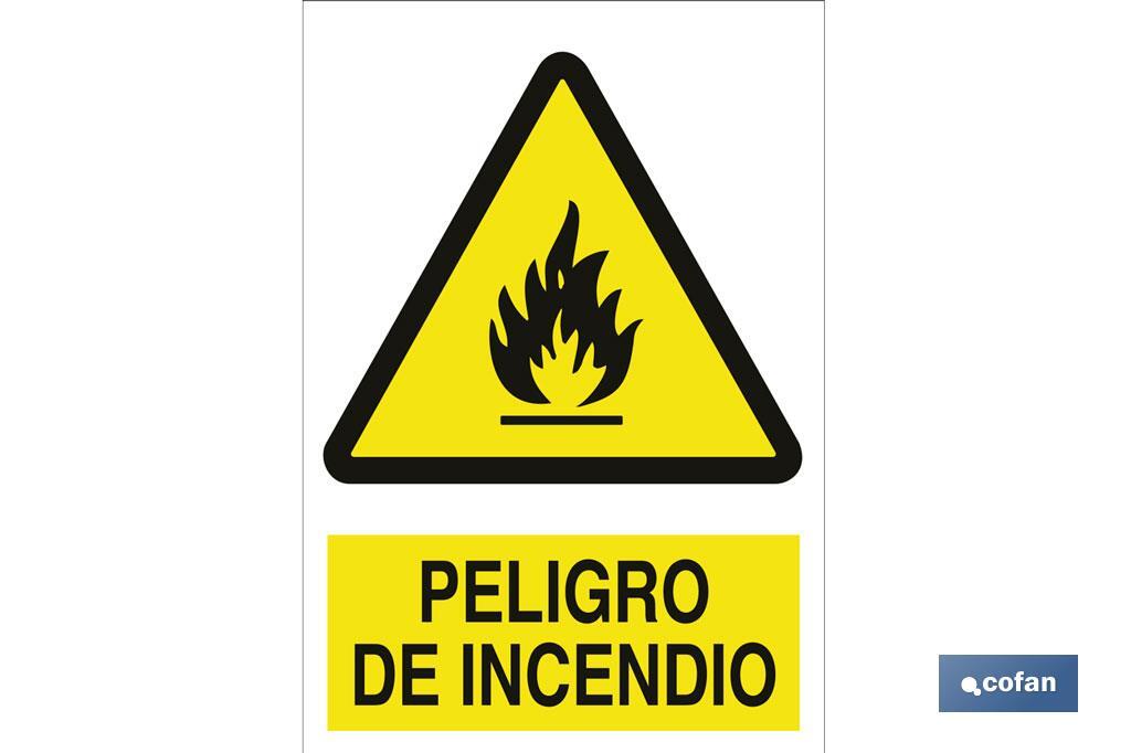 Peligro de incendio - Cofan