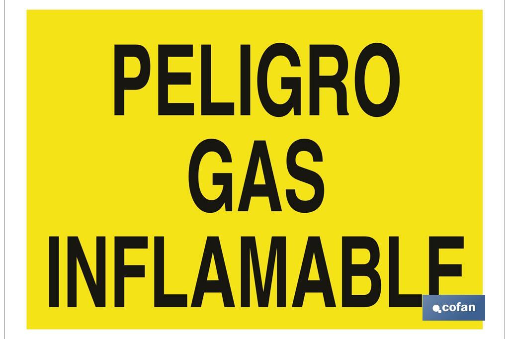 Danger, flammable gas - Cofan