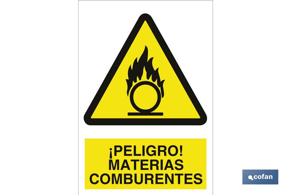 Danger! Combustible materials - Cofan