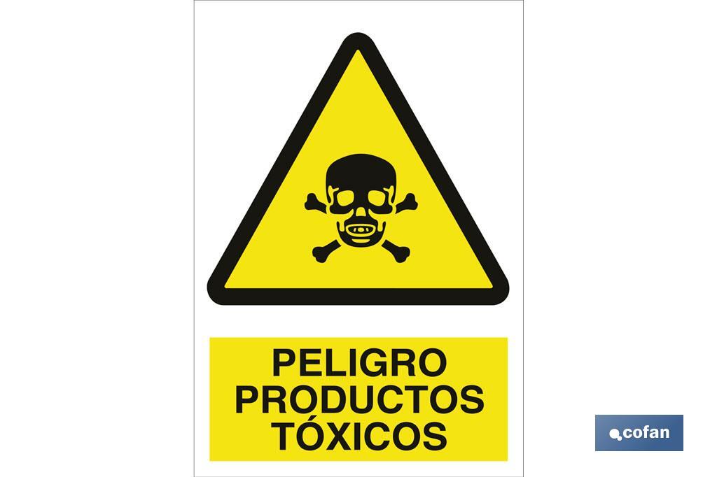 Danger, toxic products - Cofan