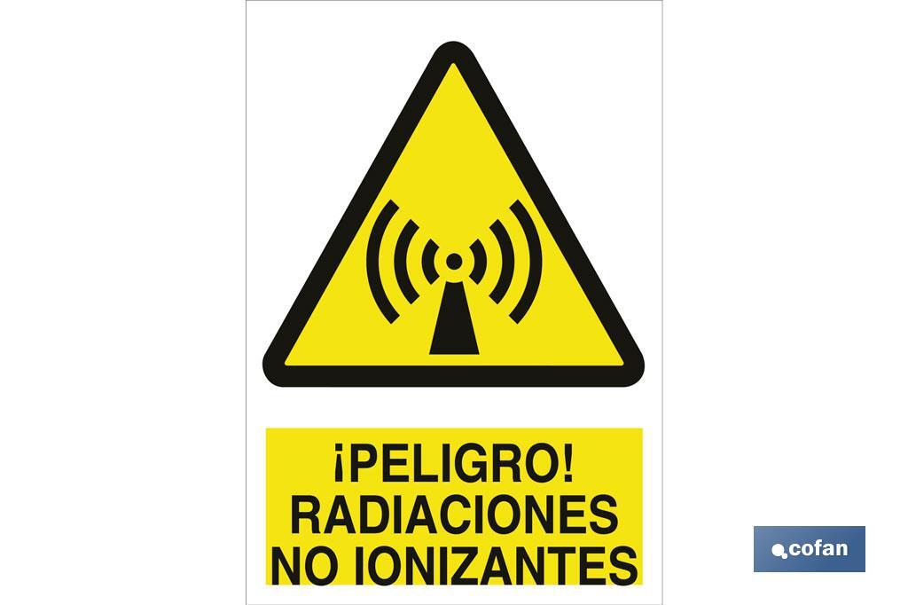 ¡Peligro! radiaciones no ionizantes - Cofan