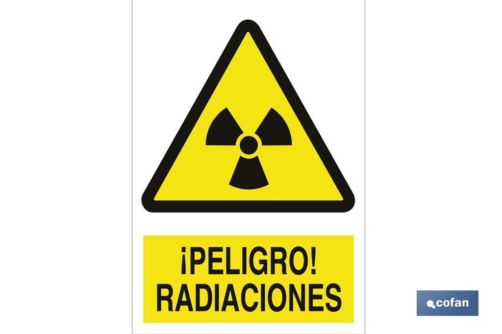 ¡ DANGER ! RADIATIONS - Cofan